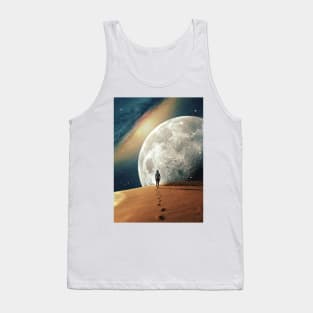 Alone With The Moon II Tank Top